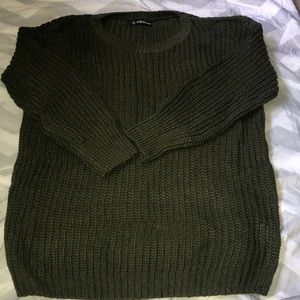 Green sweater